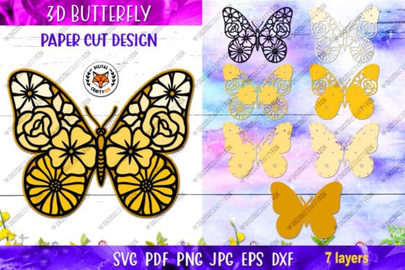 3D Butterfly SVG and 3D Butterfly Paper Cut: A Guide for Creative Professionals