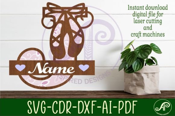 Ballet Shoe Capital Monogram Letter J: A Versatile Design for Craft Enthusiasts