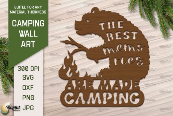 Camping Wall Art Laser: Camping Papercut – A Digital Creative Tool for Every Occasion