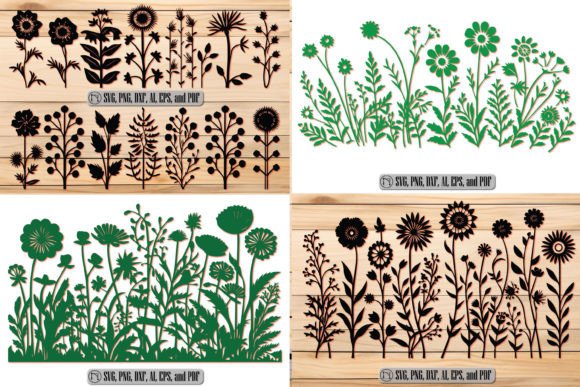 Cricut Paper Cut Wild Flowers SVG Bundle