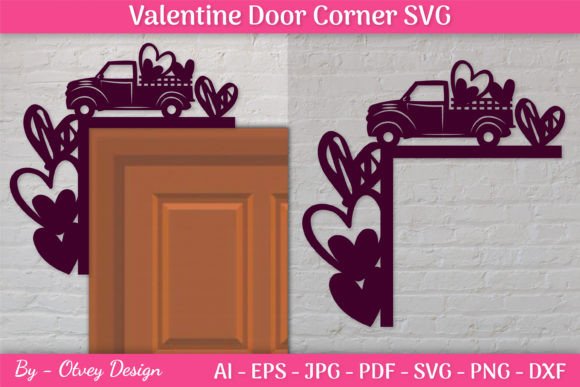 Door Corner Valentine’s: Creative and Versatile Cutting Files for Any Project