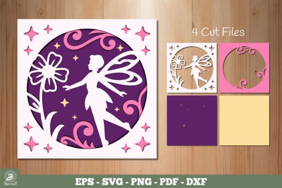 Fairy and Flowers Layered Papercut SVG: A Creative Tool for All Skill Levels
