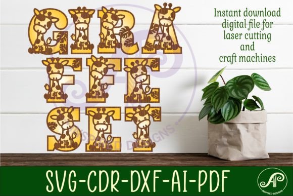 Giraffe Name Letters Alphabet Set X 45: A Practical Guide for Crafters and Designers