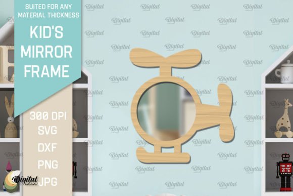 Kid's Mirror Frame Laser Cut SVG: A Strategic Design Tool for Creative Projects